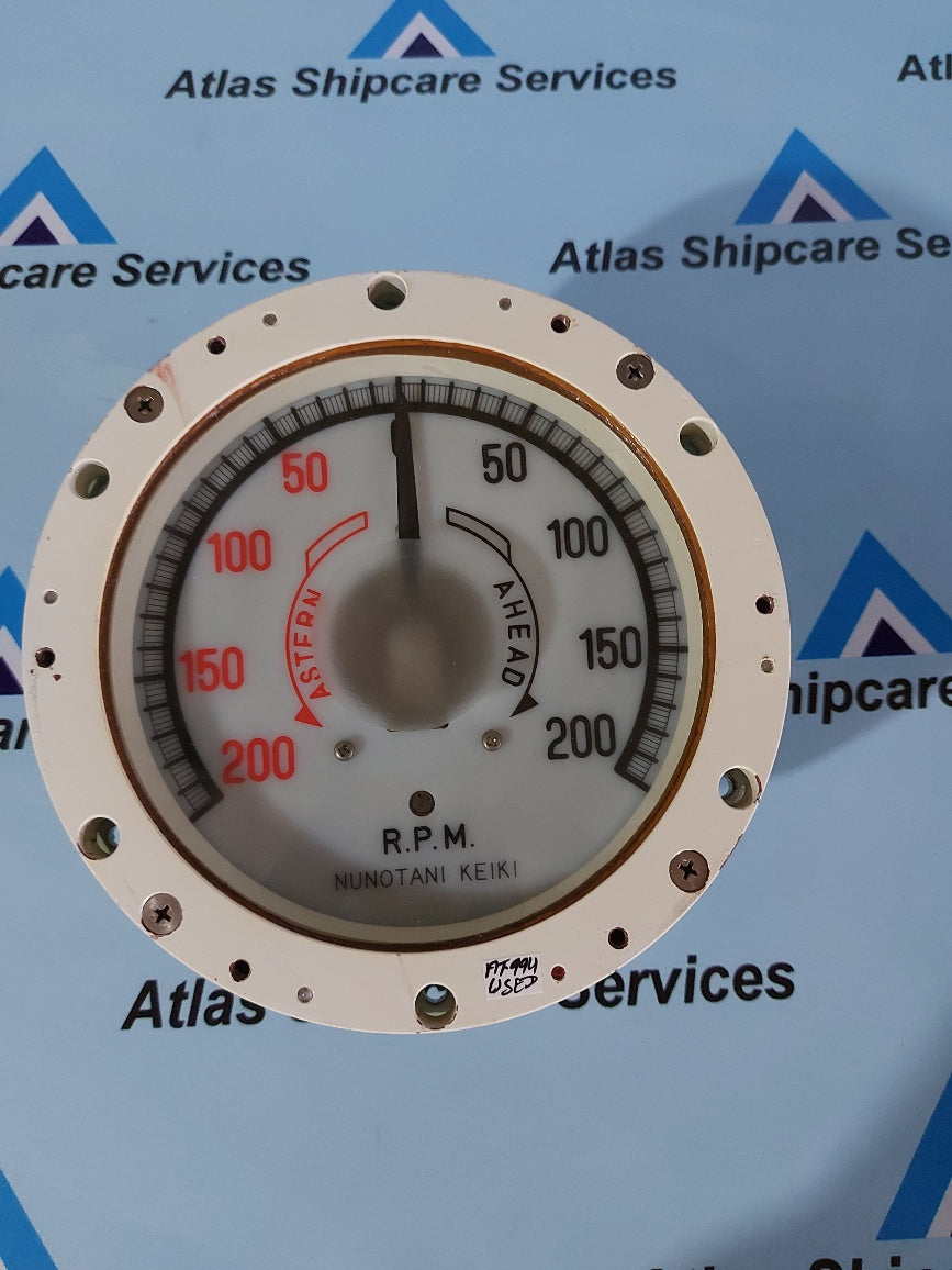 NUNOTANI KEIKI FE150SK ELECTRIC PROPELLER SHAFT REVOLUTION INDICATOR